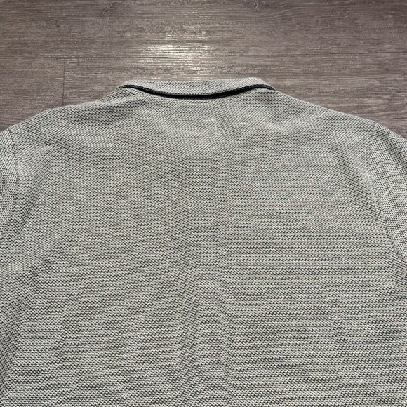 Carbon 2 Cobalt Shirt Mens Large Gray Short Sleeve Button Up Coastal Lounge - Picture 9 of 11